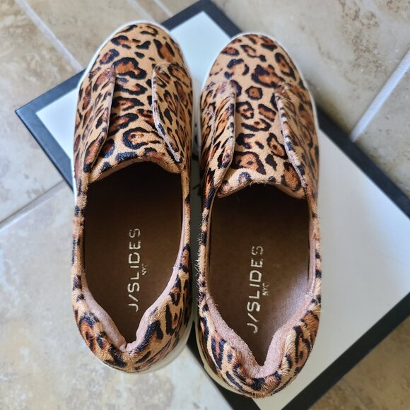 J/Slide Leopard Print Slip On Size 6 - Picture 4 of 10